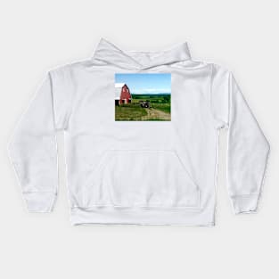 Farm livin’ is the life! Kids Hoodie